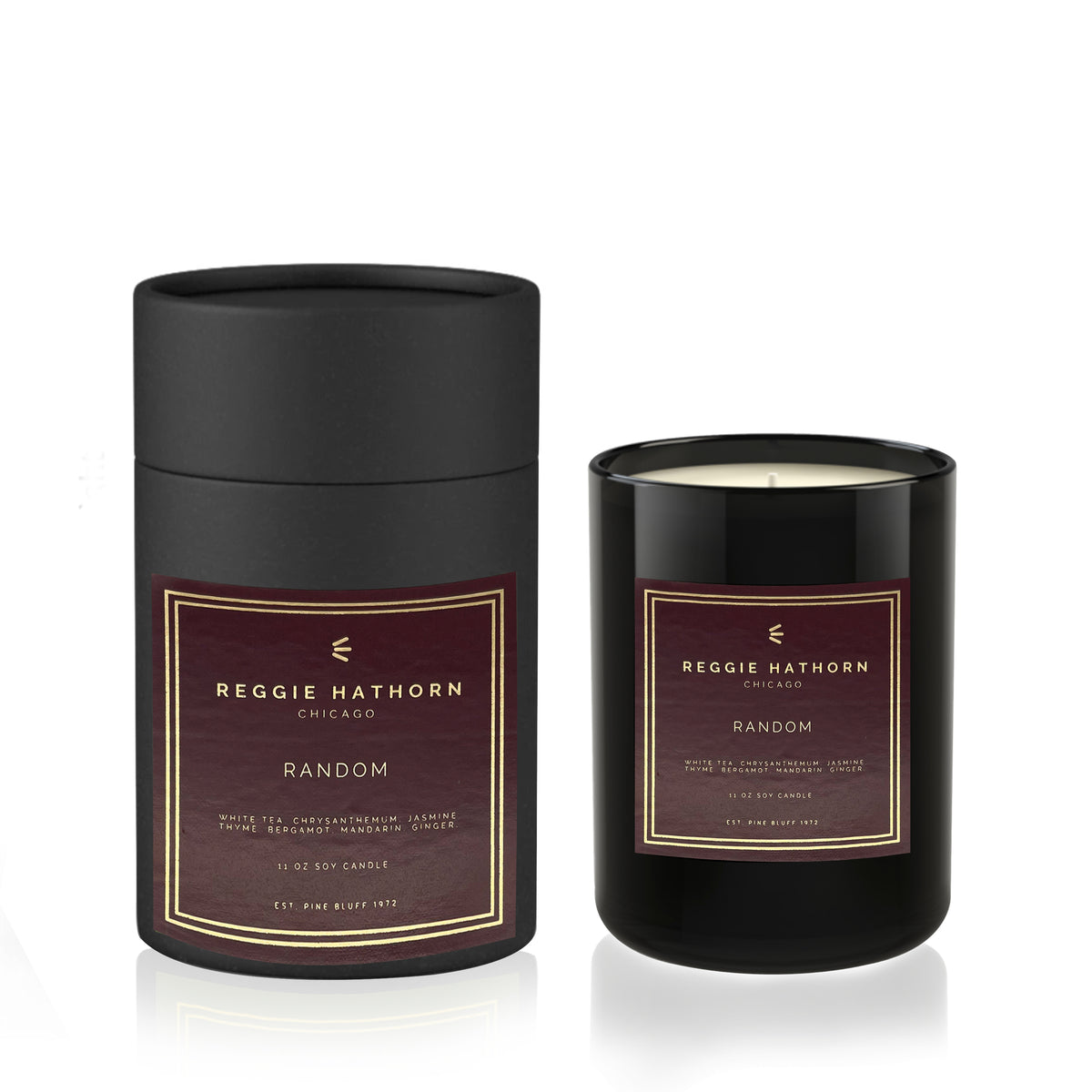 RANDOM SIGNATURE CANDLE – Reggie Hathorn